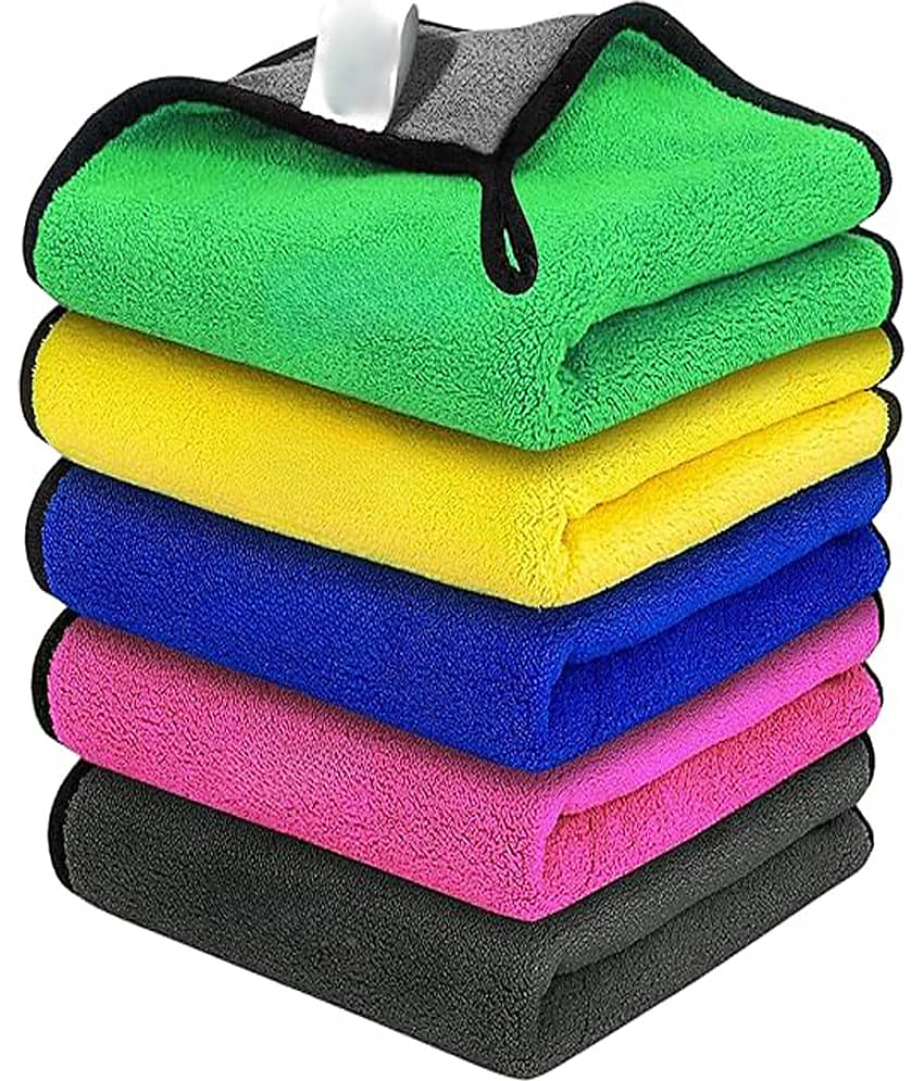 Etradezone Microfibre Car Cleaning Cleaning Cloth ( Pack of 2 )