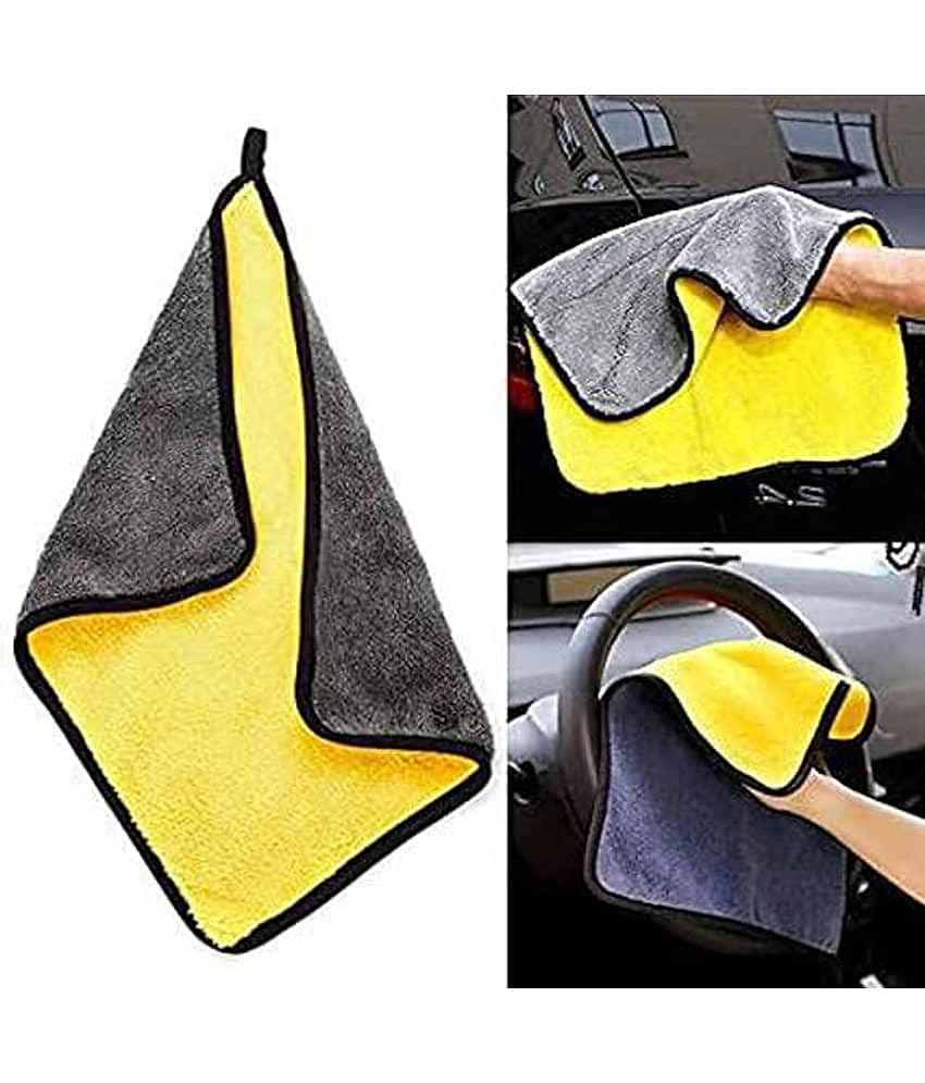Etradezone Microfibre Car Cleaning Cleaning Cloth ( Pack of 2 ) view 2