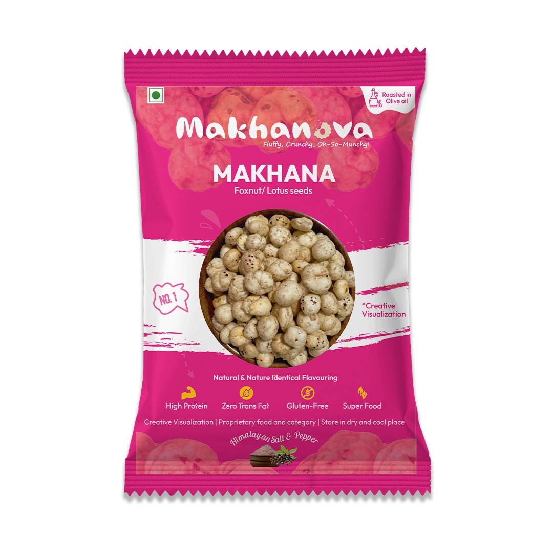 Himalayan Salt & Pepper Makhana 10 G Pack Of 5