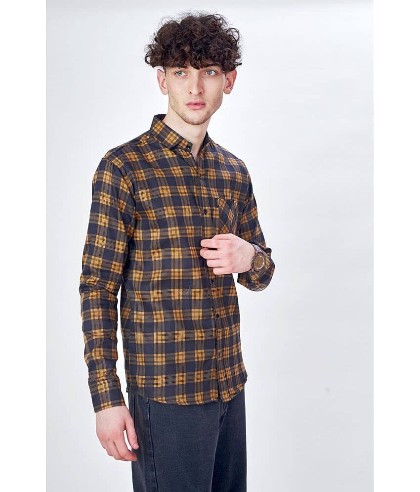 Somore Cotton Blend Regular Fit Printed 3/4th Sleeves Men's Casual Shirt - Brown ( Pack of 1 ) view 2