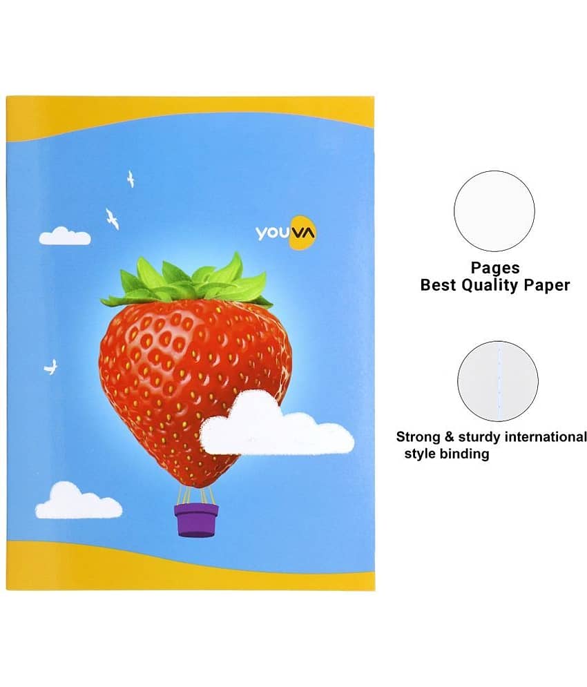 Navneet Youva |Tight Bind Notebook | Hard Bound | Regular Size 15.5 cm x 18.8 cm | Medium Square | 172 Page | Pack of 12 view 2