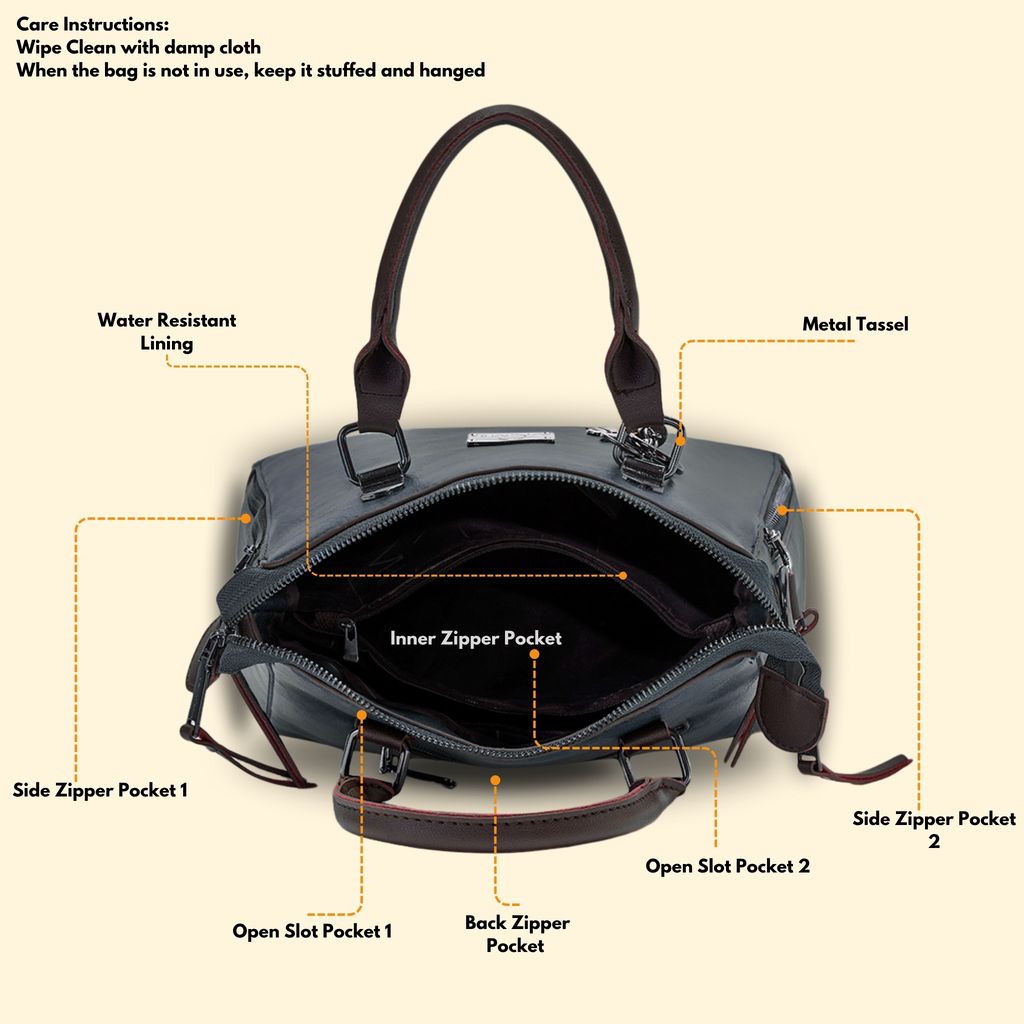 VISMIINTREND Stylish Sling Bag | Pu Leather Crossbody Satchel Bag | Women Handbag for Office | Travel | Daily Use | Detachable Adjustable Strap view 2
