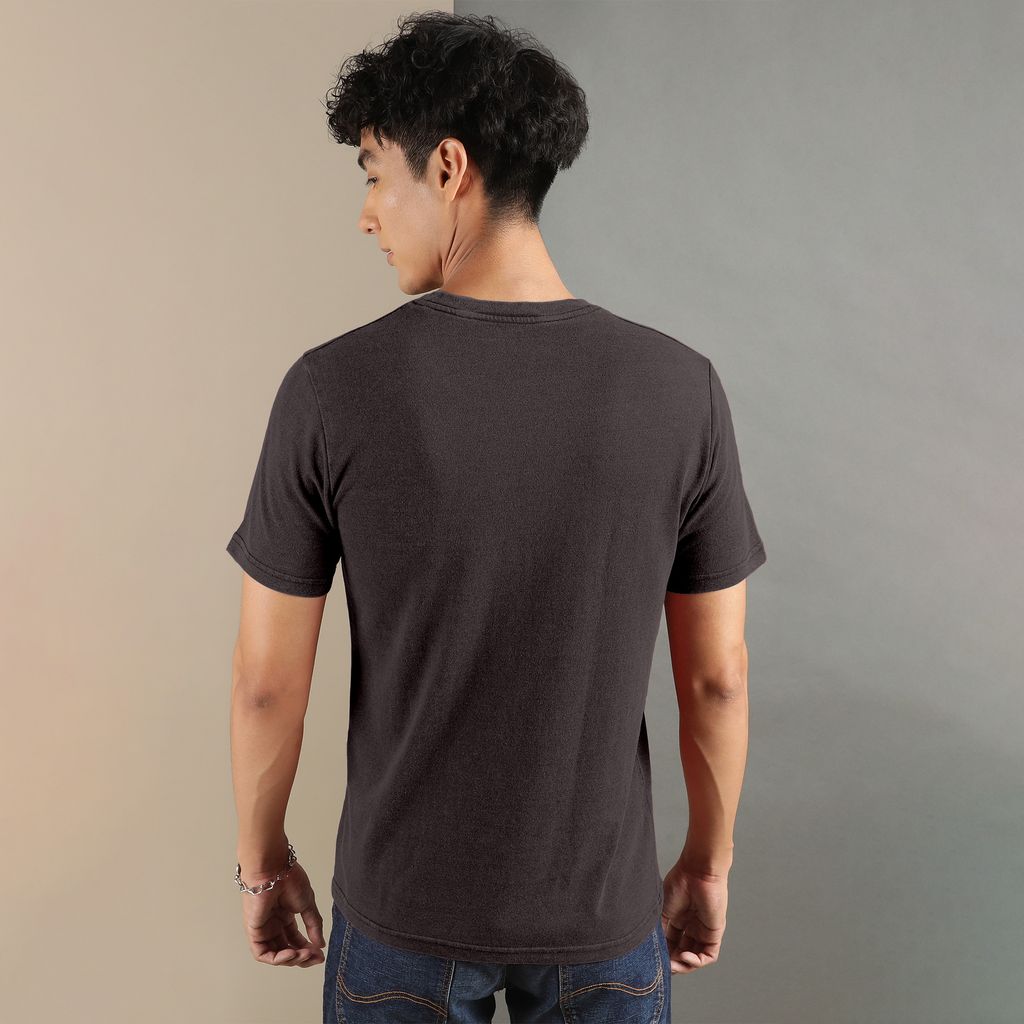 Ftx Men Printed Roundneck Cotton Rich Half Sleeve Tshirt view 2