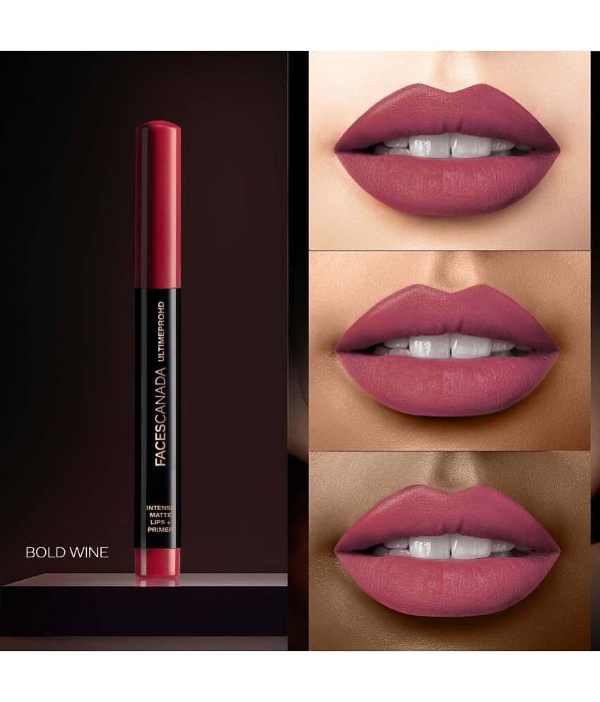 FACES CANADA Ultime Pro HD Intense Matte Lipstick + Primer - Tea Rose, 1.4g view 2