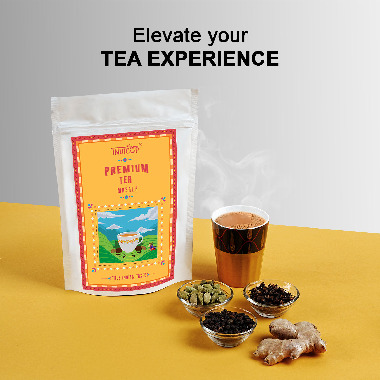 INDICUP Premium Masala Tea, 250 gm view 2