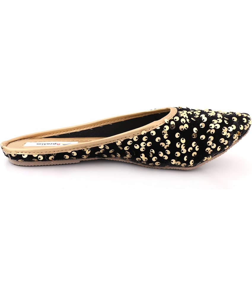 Apratim - Gold Women's Mules view 2