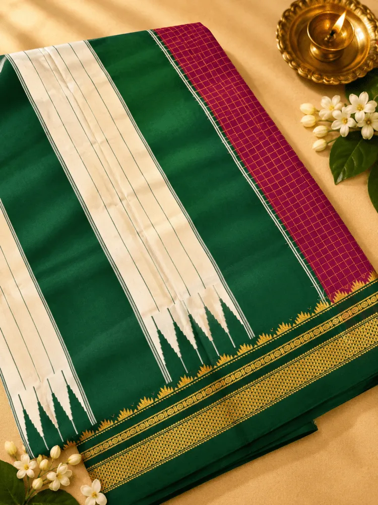 Gadwal Sarees- Maharani view 2
