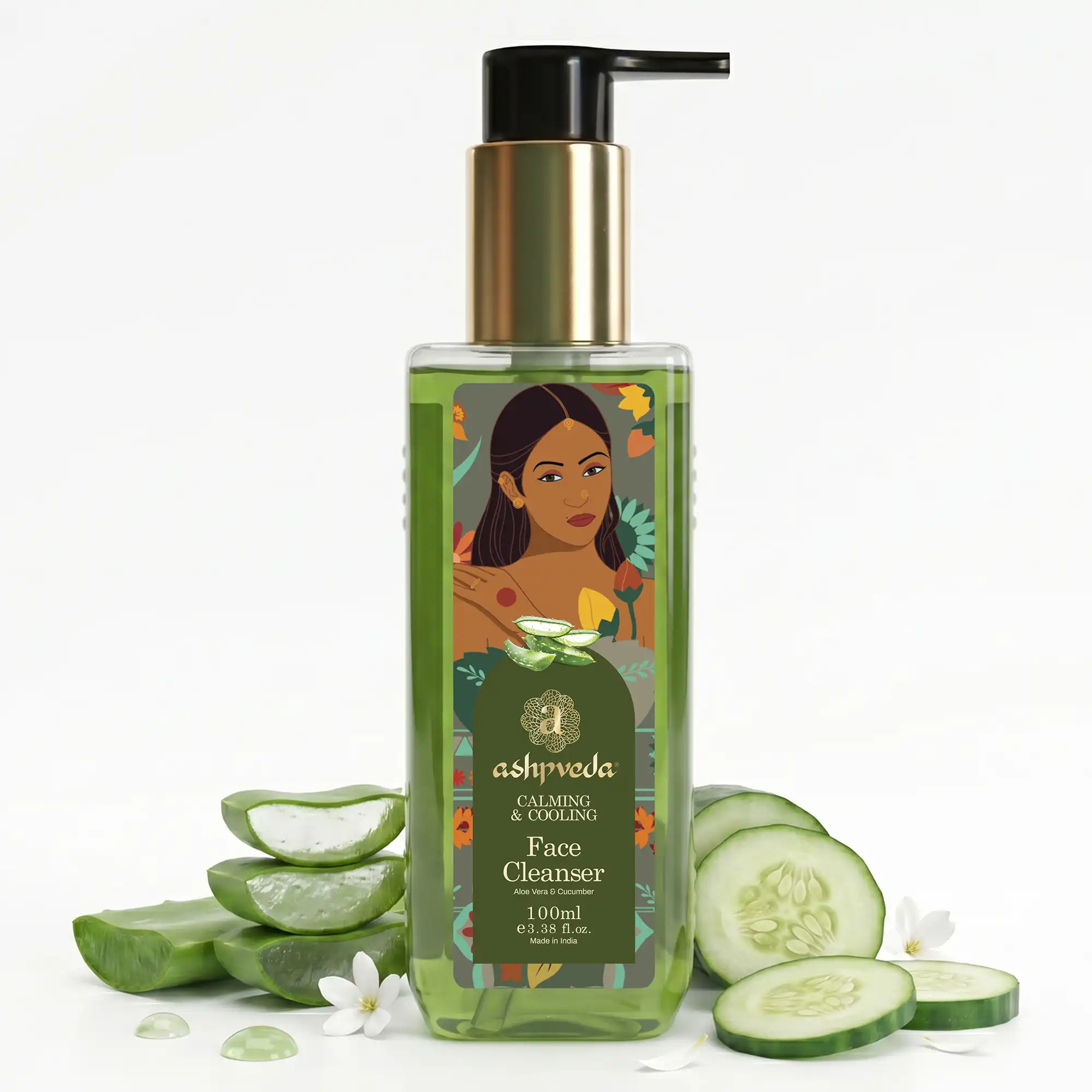 Ashpveda Aloe & Cucumber Face Cleanser 100ml