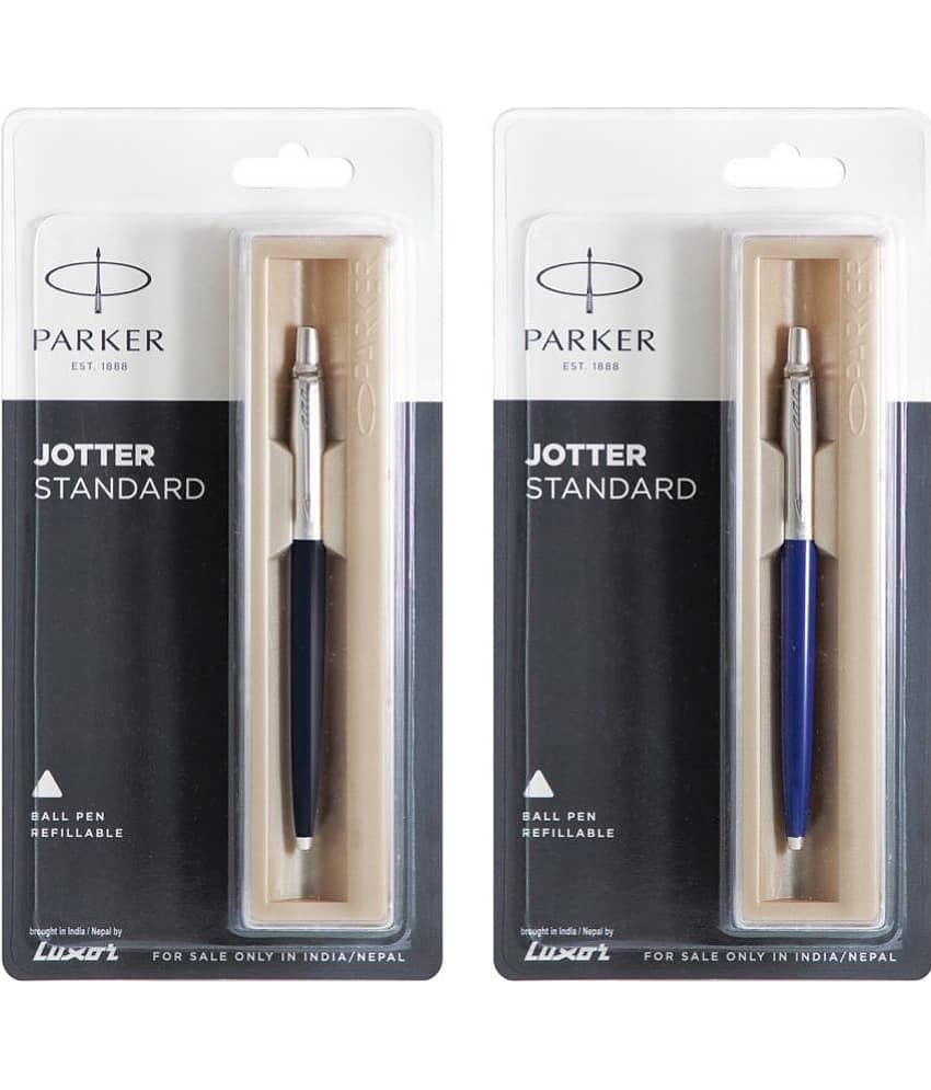 Parker Jotter Standard Ball Pen Blue & Black view 2