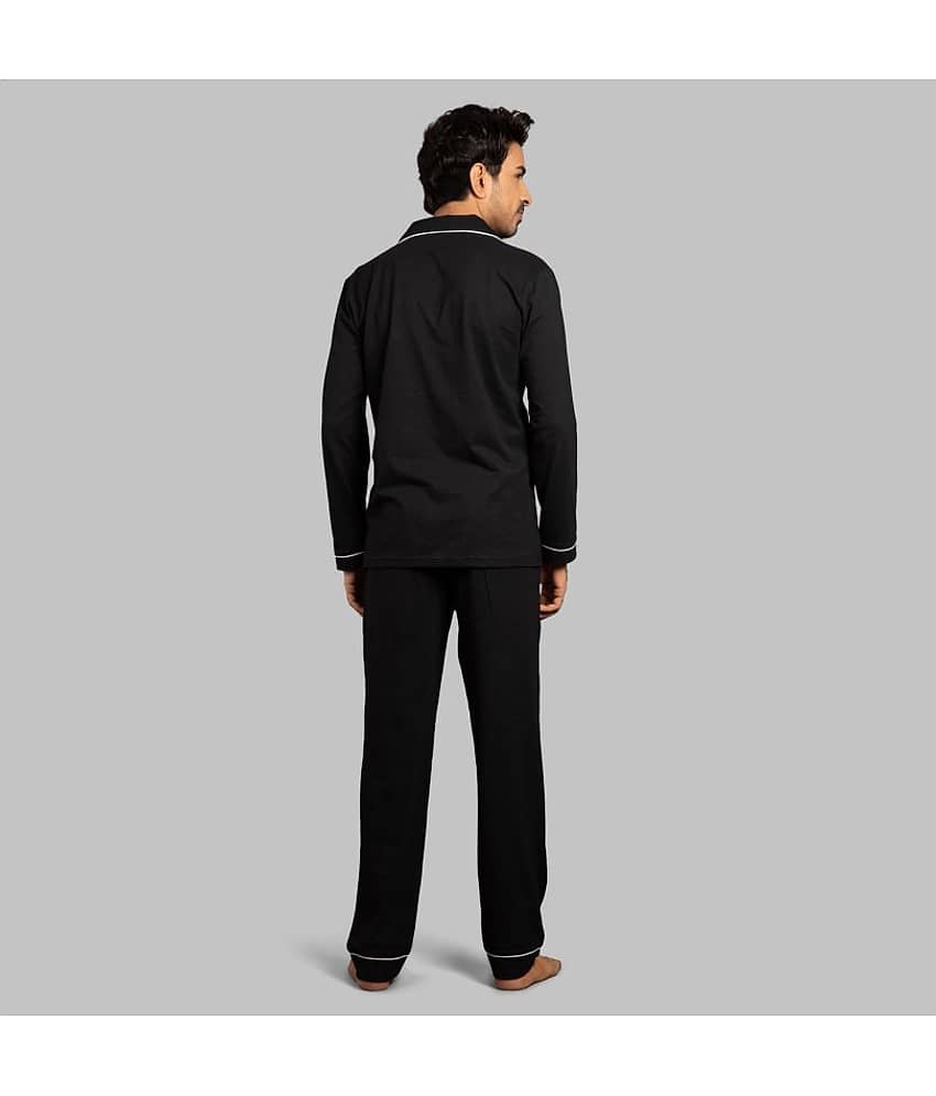 Nite Flite Pack of 1 Night sets For Men's ( Black ) view 2