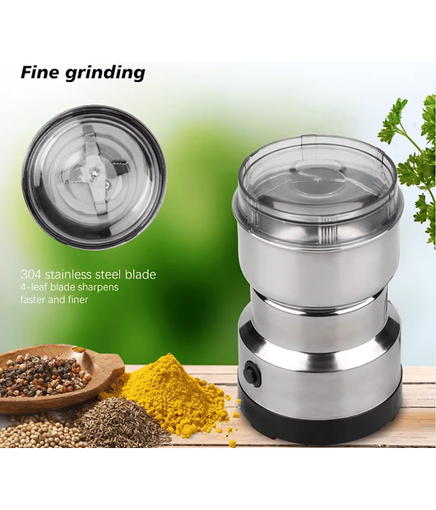 Mini Electric 150 Watt Dry Mixer Grinder for Coffee and Spices Stainless Steel 1 Coffee Grinder view 2