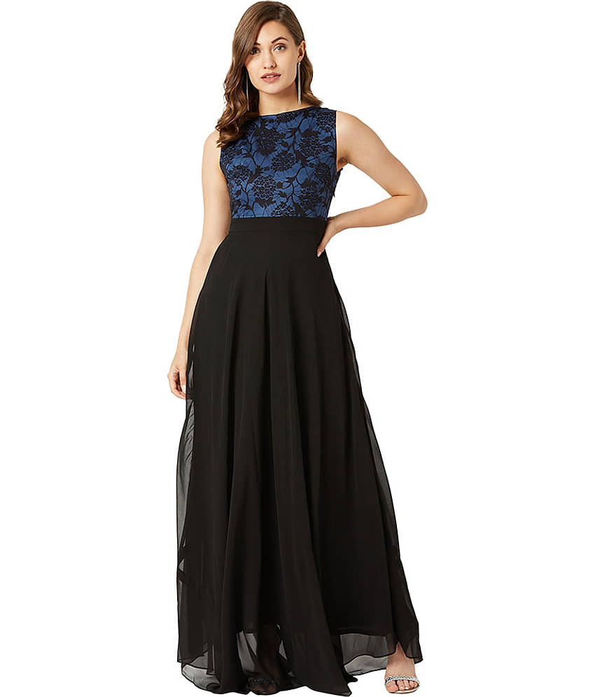 Miss Chase Women Georgette A-line Dress ( Multi Color ) view 2
