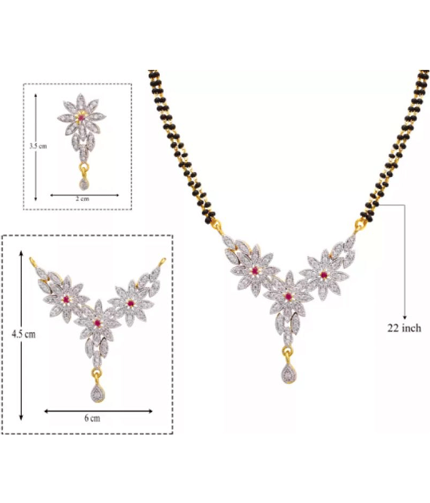 gilher Silver Mangalsutra Set ( Pack of 1 ) view 2