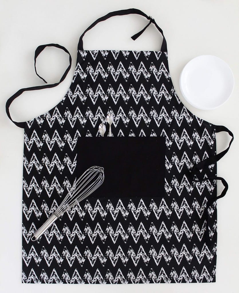 AIRWILL, 100% Cotton Designer Home Use, Chefs and Regular Aprons, Pack of 1 pc view 2