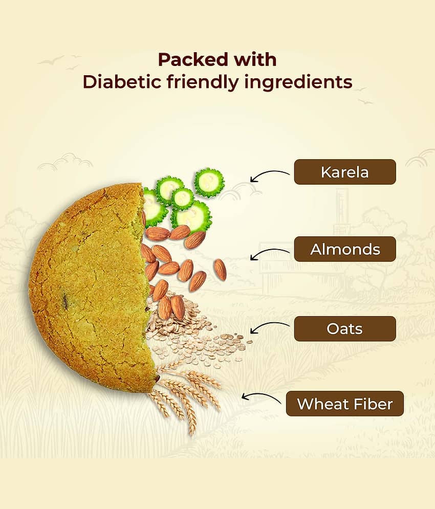 Taste Good Karela Digestives & Low Calorie Biscuits 1320 gm view 2