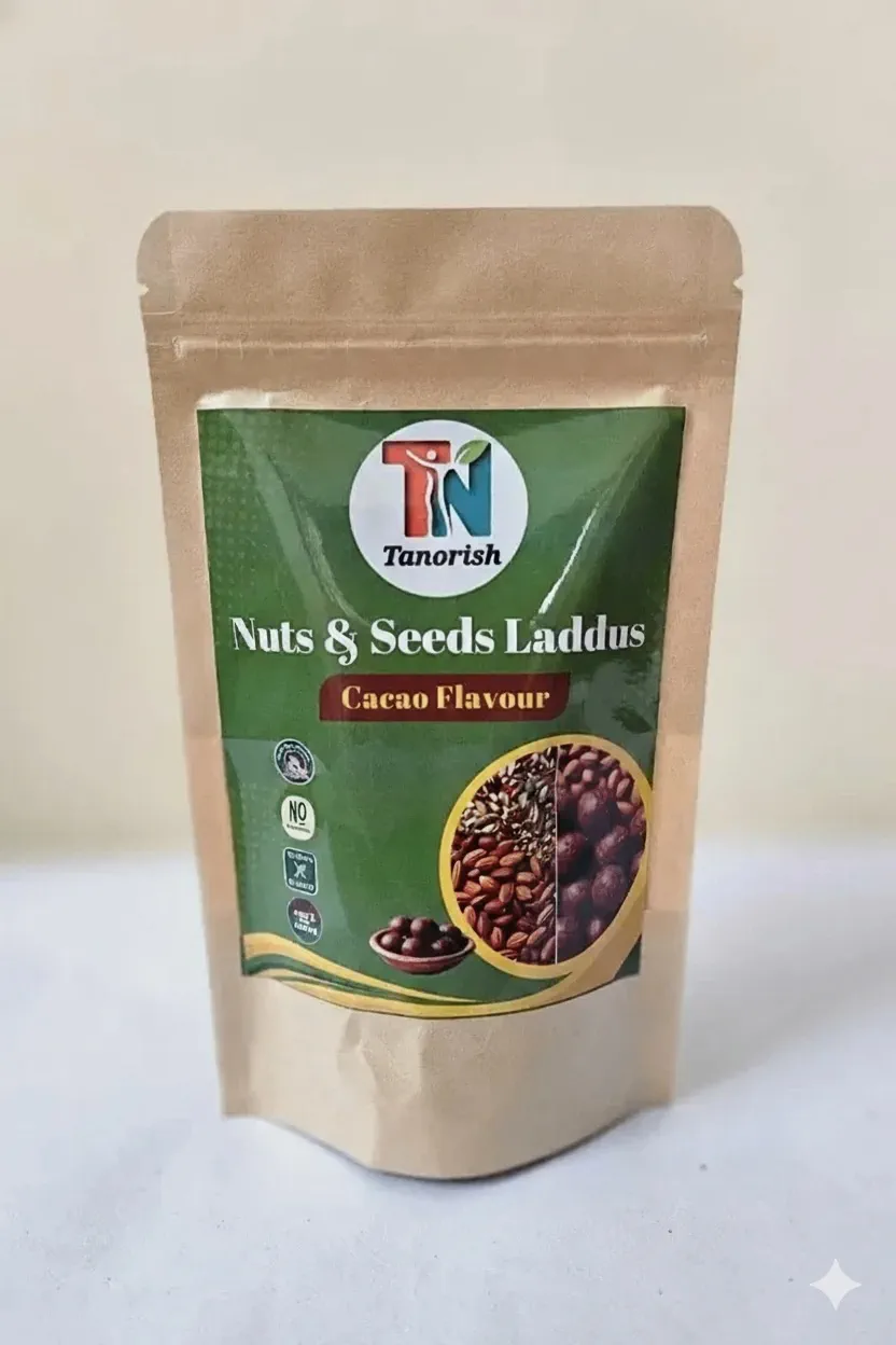 Nuts & Seeds Powder Laddus (5 Pieces) Rich Cacao Flavor 100 G view 2