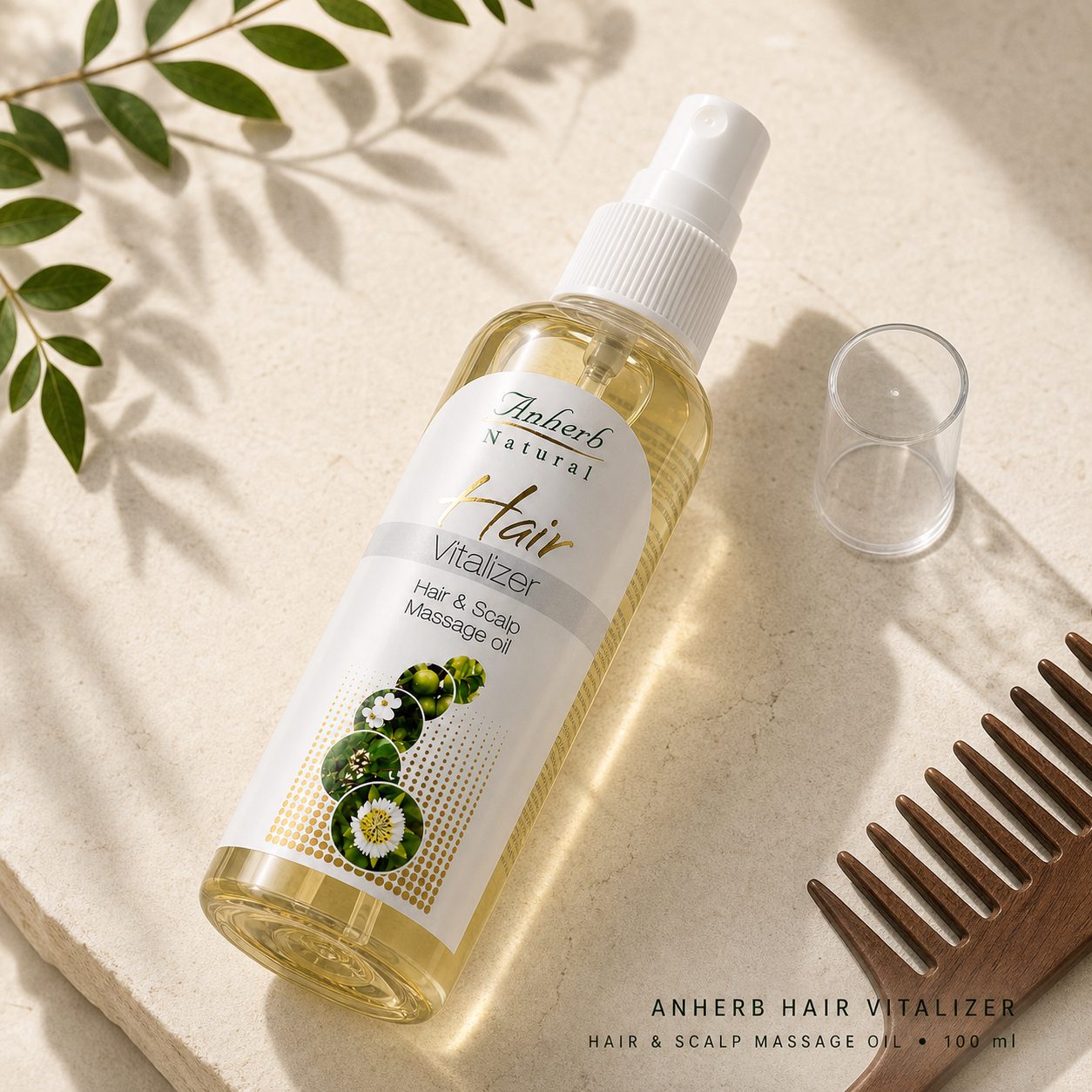 Anherb Natural Hair Vitalizer - 100ml view 2