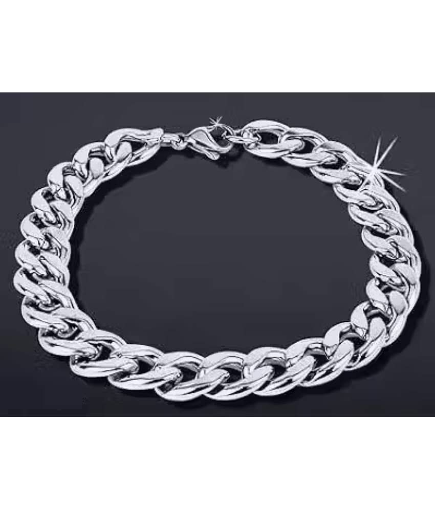 Dzinetrendz Silver Bracelet ( Pack of 1 )