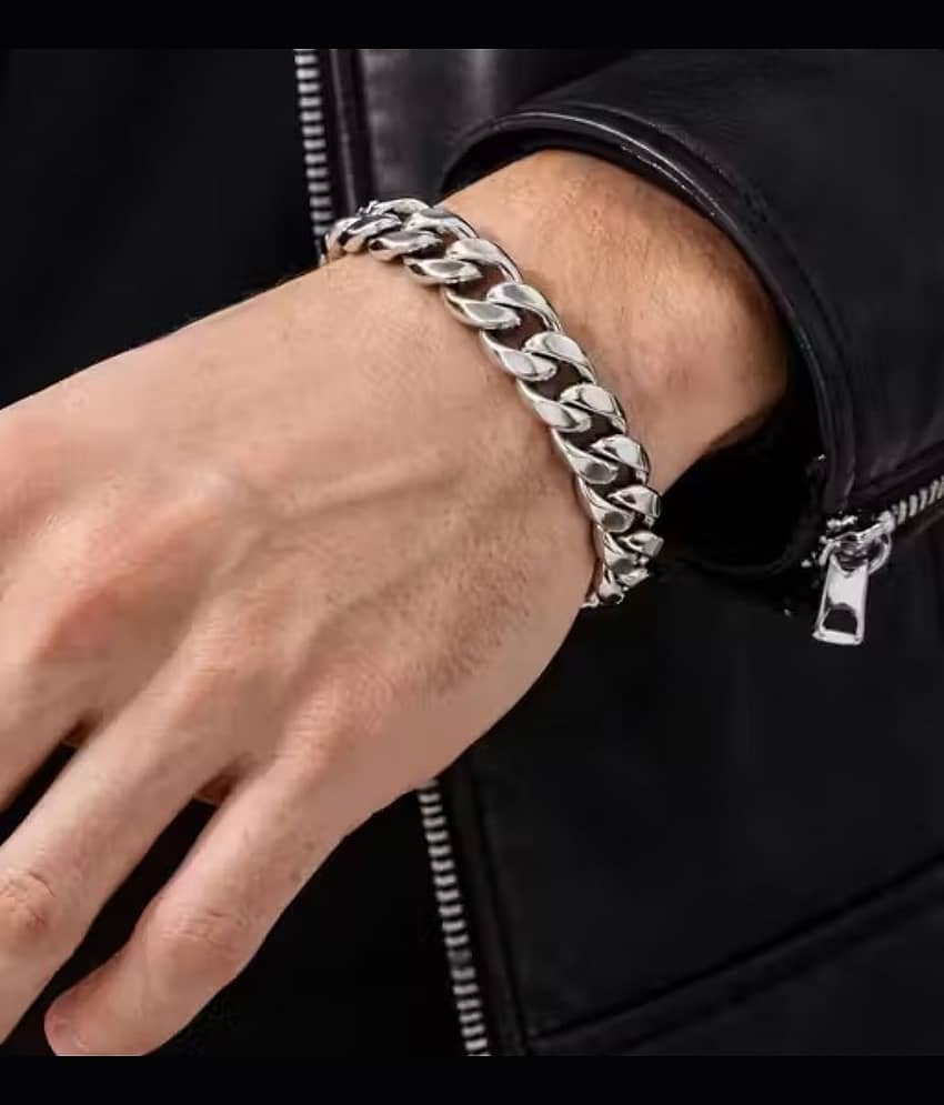 Dzinetrendz Silver Bracelet ( Pack of 1 ) view 2