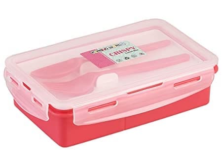 UNMEE Lunch Box with Fork & Spoon for Kids, Home, Kitchen, Birthday Ideal for Office|School | College|Picnic|Boys| Girls| Men| Leak Proof|Multipurpose| Gifting|Special Occasion view 2