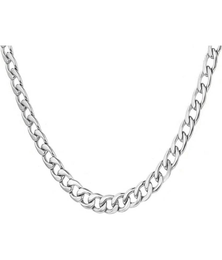 HEER COLLECTION Silver Plated Chain ( Set of 2 ) view 2