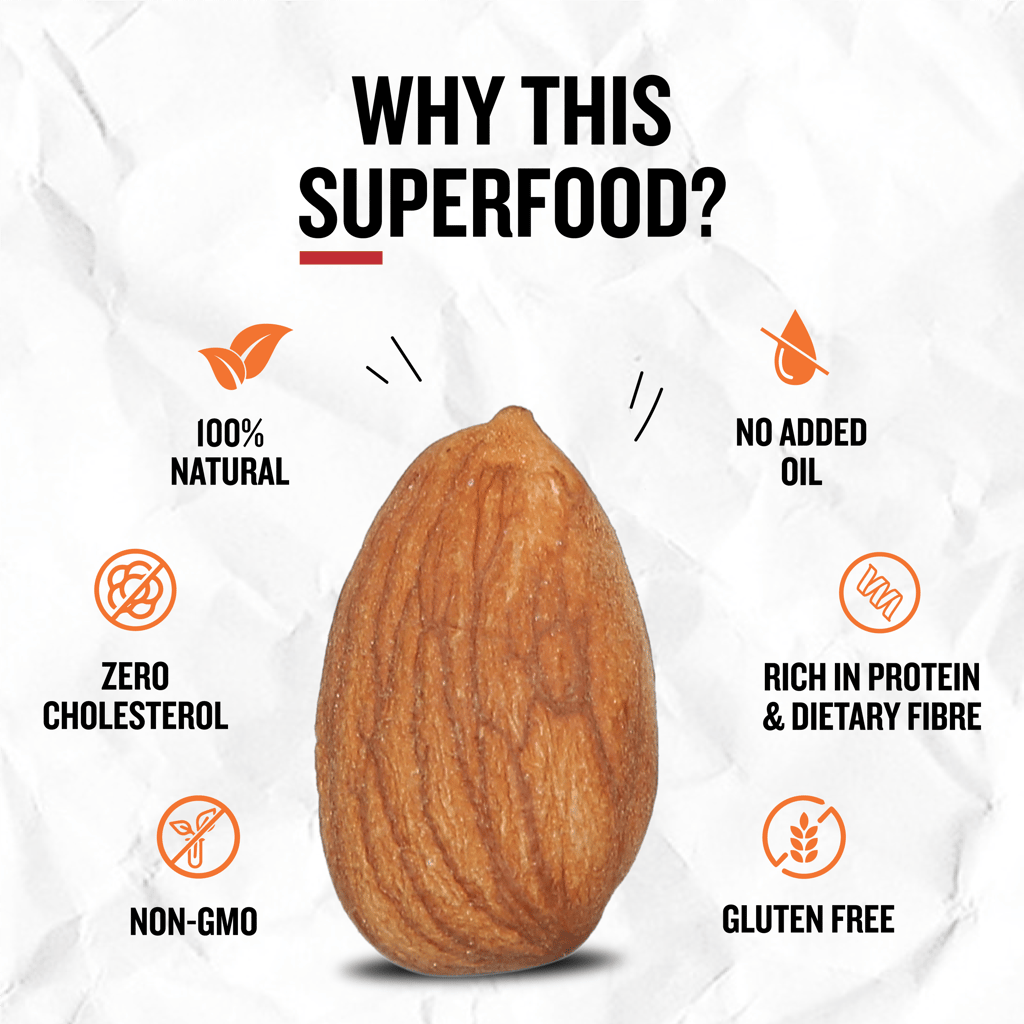 Ariga Foods Premium Healthy & Nutritious California Almonds (2 x 500 g) view 2
