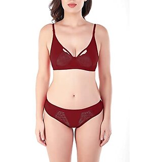 U-Light Sanya Soft Bra And Panty Set For Women | Beautiful Combo Of Lingerie Set | Bridal Bra Panty Set view 2