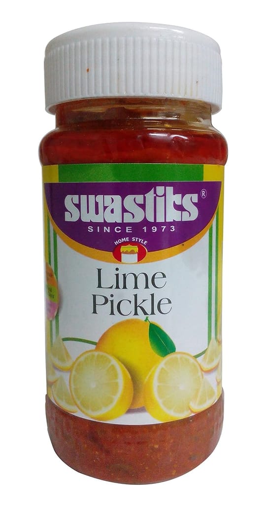 Swastiks Pickle Lime 1 Kg Jar (Home Style Lime Pickle) Lemon Pickle