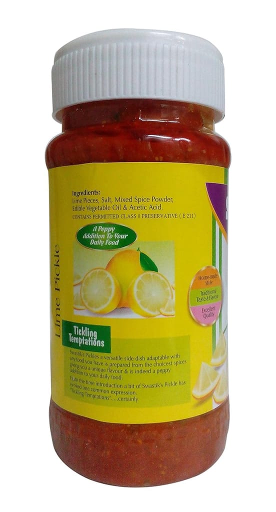 Swastiks Pickle Lime 1 Kg Jar (Home Style Lime Pickle) Lemon Pickle view 2