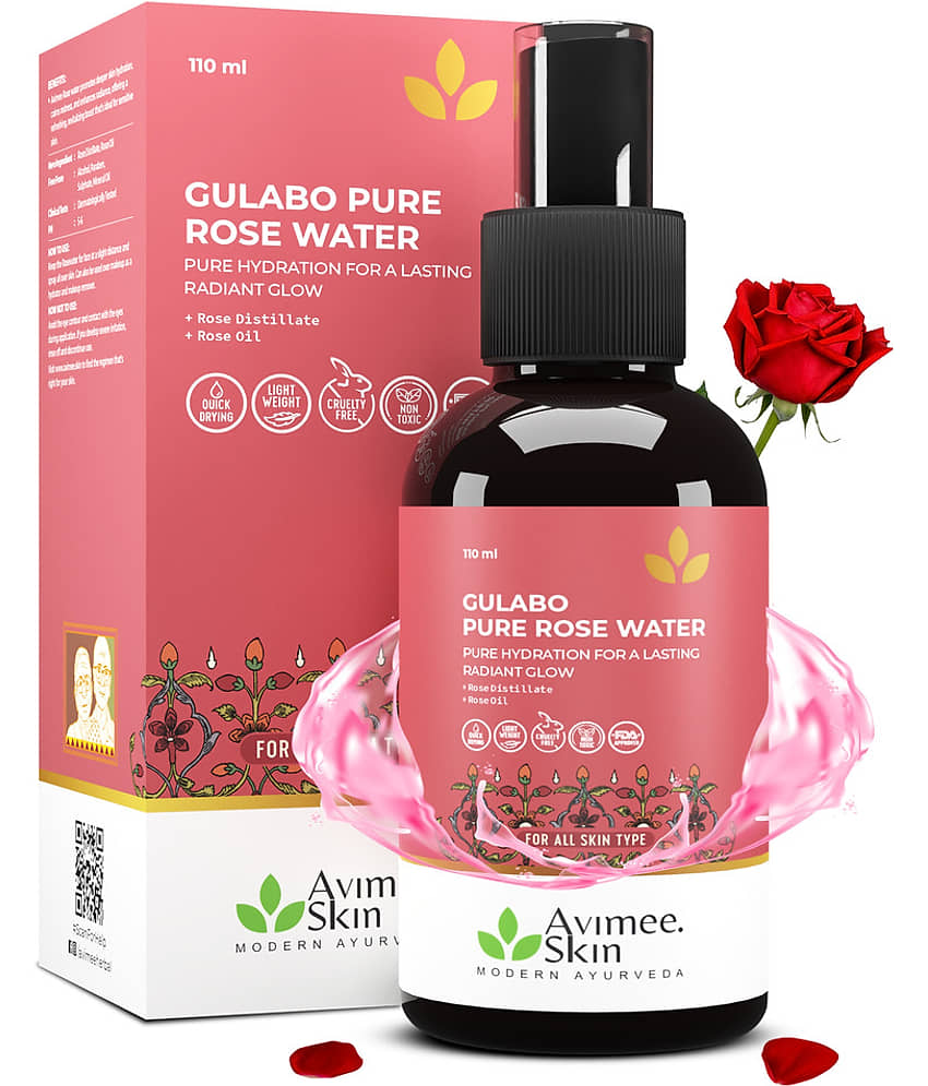 Avimee Herbal Gulabo Rosewater Soothes Skin, Tightens Pores & Restores Glow 100ml (Pack of 1)
