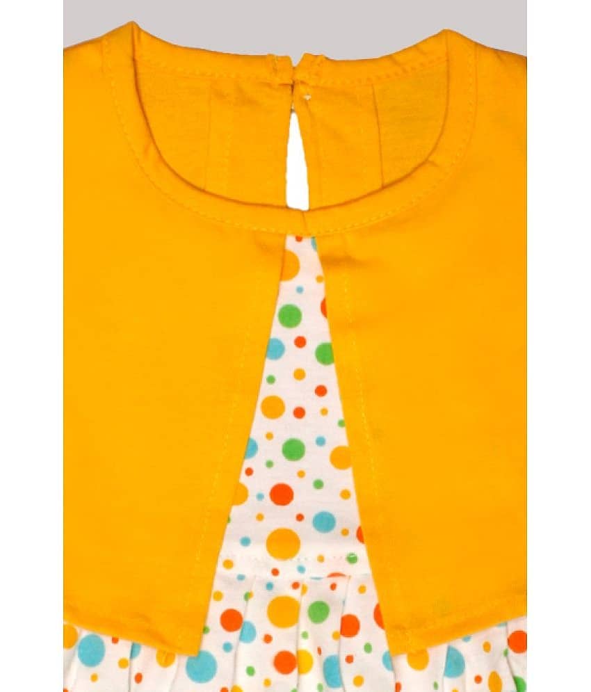TRITI Cotton Frock For Girls ( Pack of 1 , Blue ) view 2