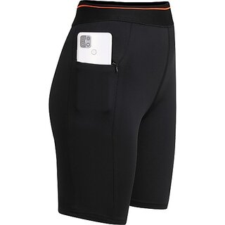 Ninq Solid Women Black Tights view 2