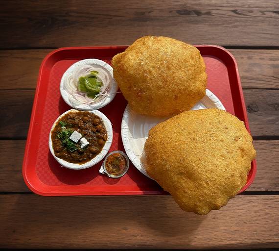 Chole Bhature Plain