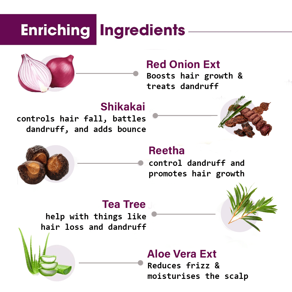 Onion Shampoo With Tea Tree (Pack Of 2) view 2