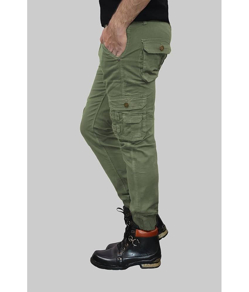Urban Legends Regular Flat Men's Joggers - Green ( Pack of 1 ) view 2
