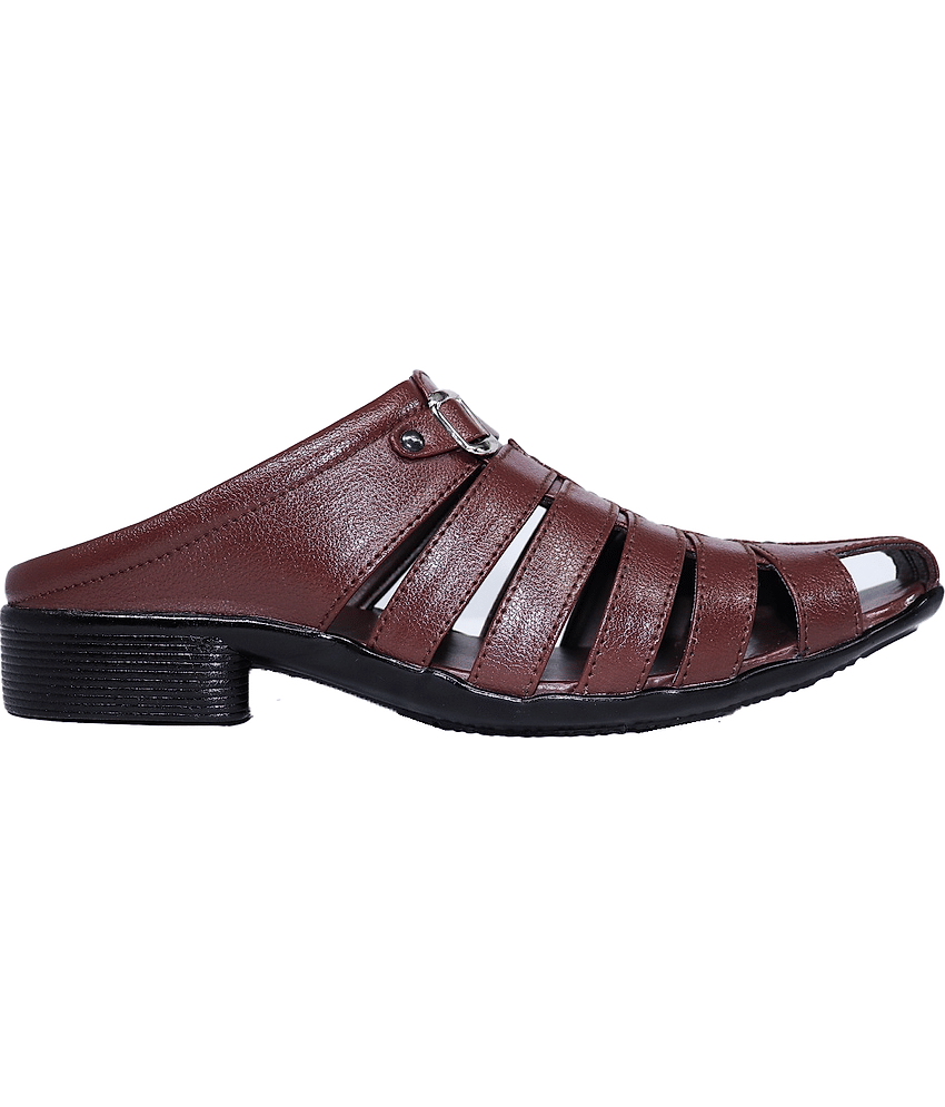 RAGE GAZE - Brown Men's Sandals view 2