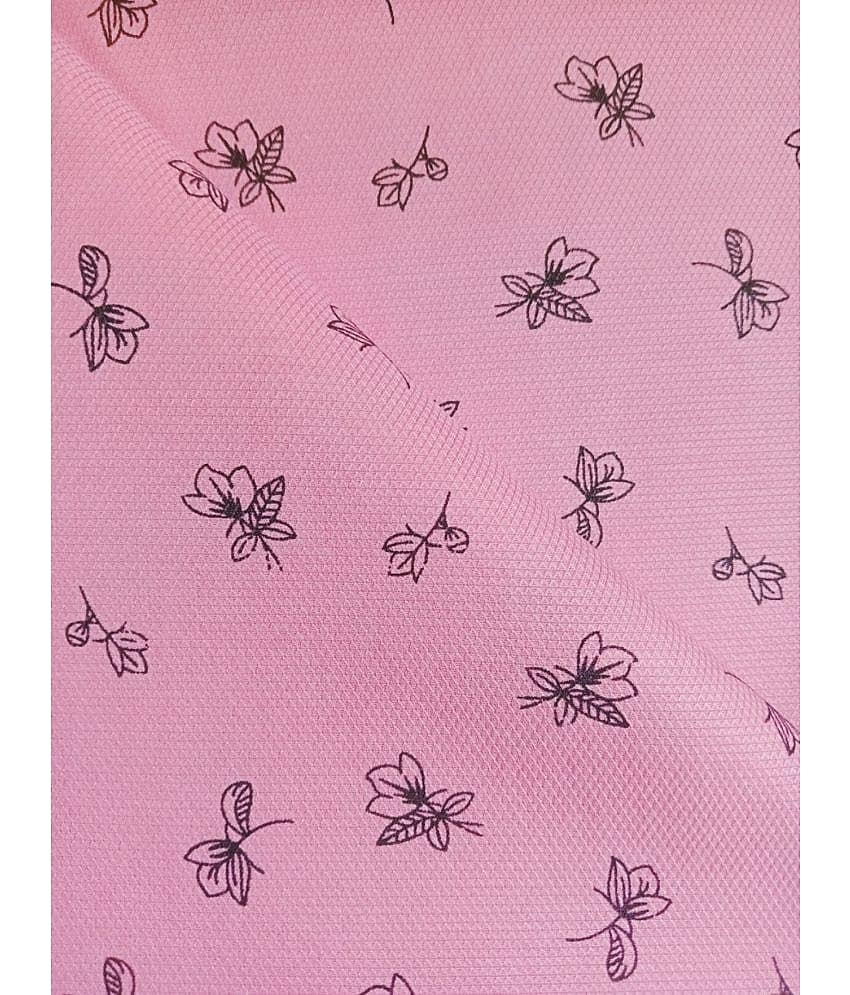 Makhanchor - Pink Cotton Men's Unstitched Shirt Piece ( Pack of 1 ) view 2