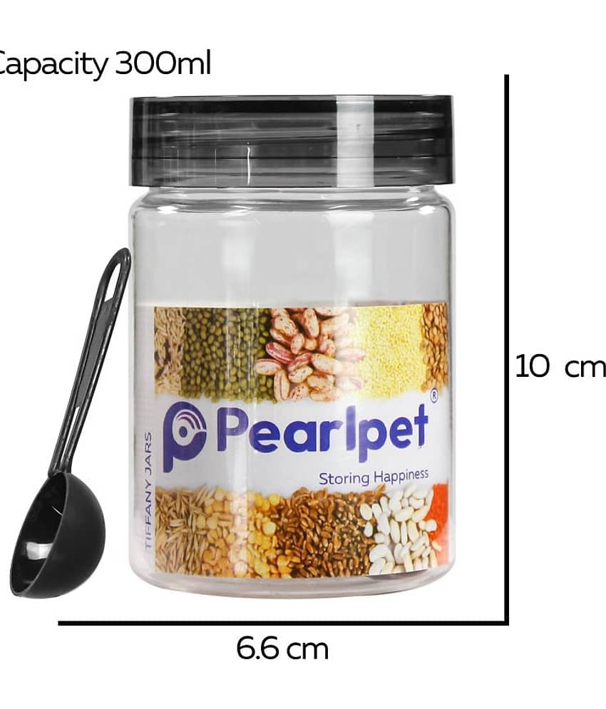 PearlPet Tiffany_Black-300ml PET Black Spice Container ( Set of 12 ) view 2