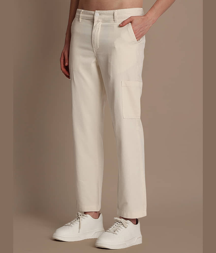 Bene Kleed Straight Men's Cargos - White ( Pack of 1 ) view 2