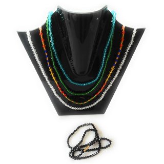 Multi Coloure Mala Blue Black White Green Multicolour Pack Of 5 view 2