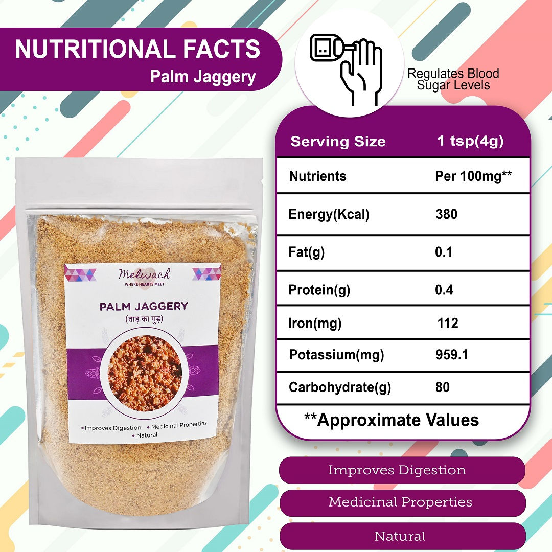 Palm Jaggery, 250 gm Each - Pack of 2 view 2