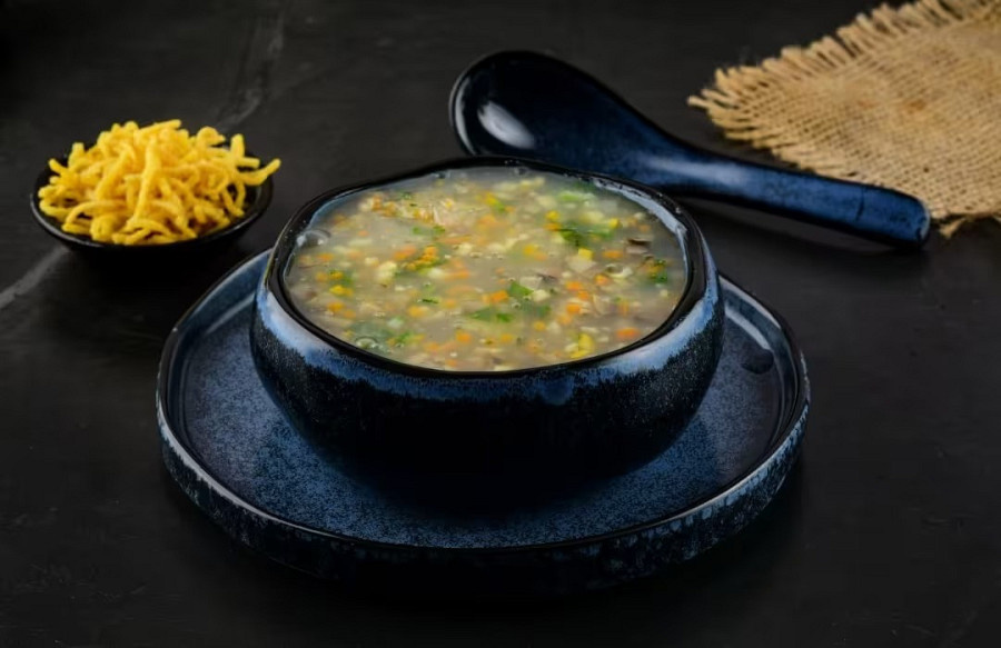 Veg clear soup