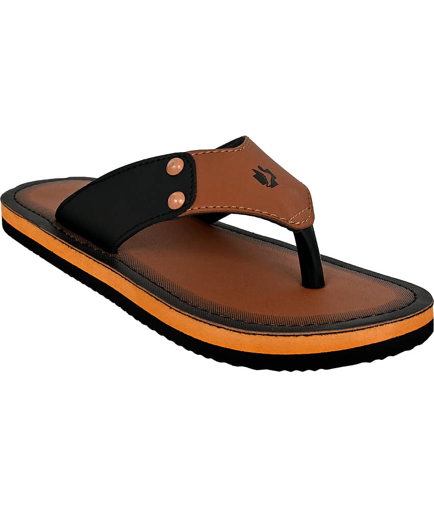Cozy Wear Green Men's Thong Flip Flop view 2