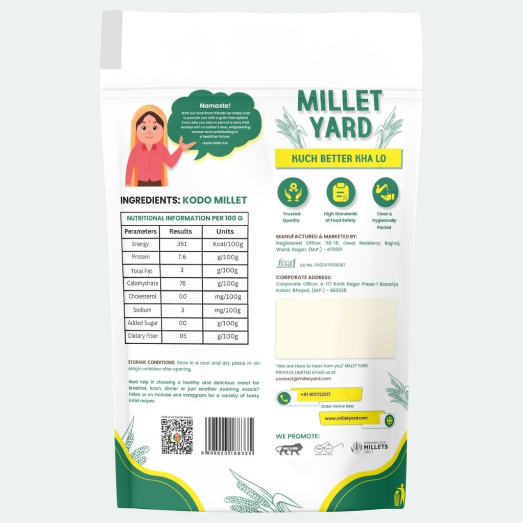 Millet Yard Kodo Millet shreeanna 500 gram view 2