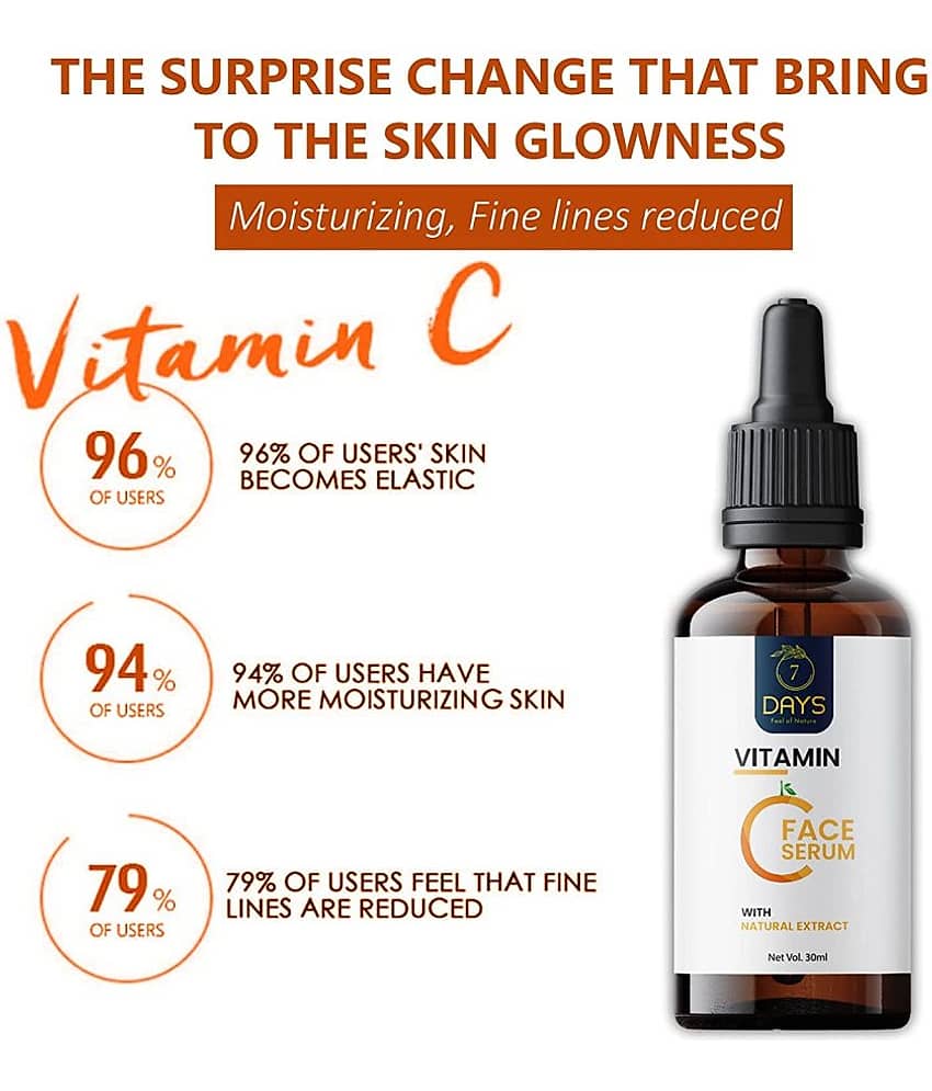 7 days - Fairness Face Serum For All Skin Type ( Pack of 1 ) view 2
