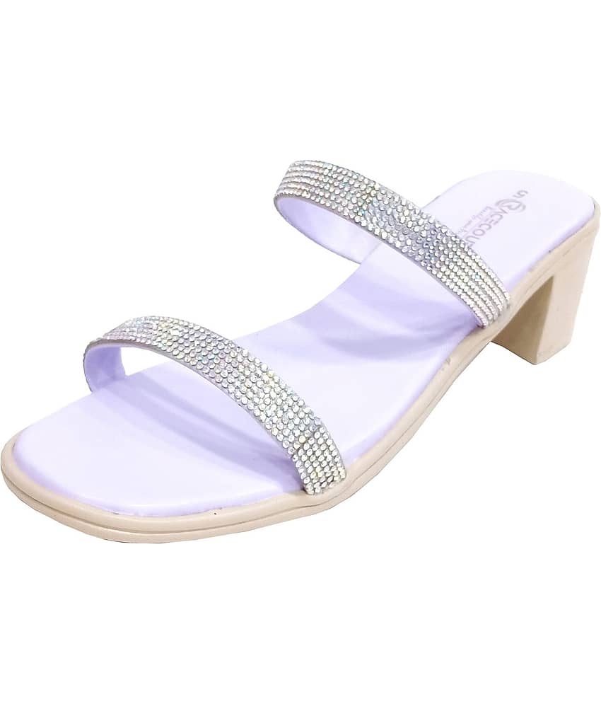 Racecourse - Purple Women's Slip On Heels view 2