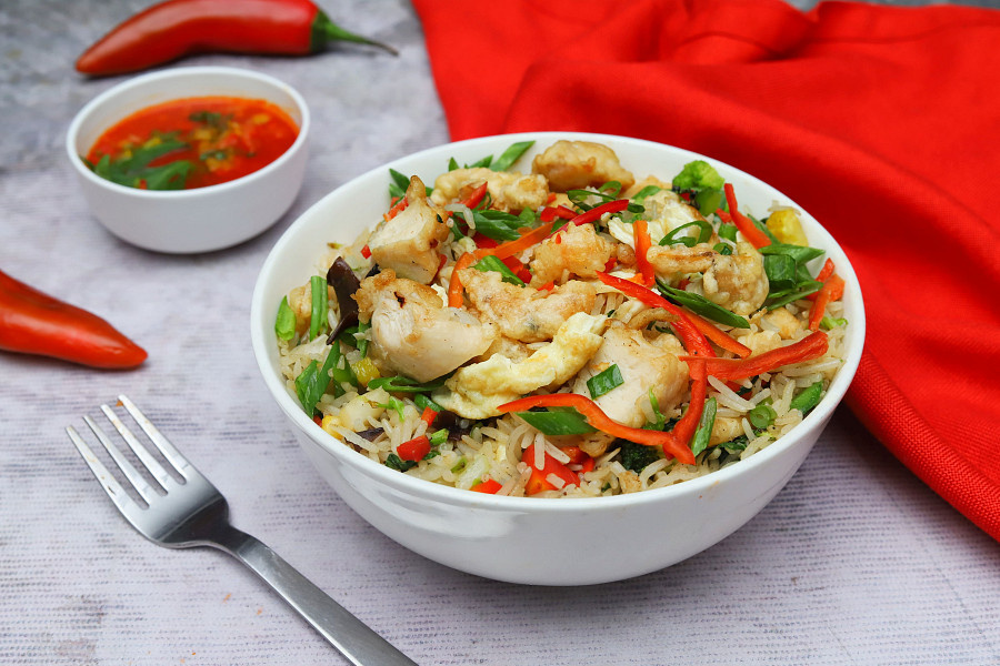 Chicken chinese corner special fried rice