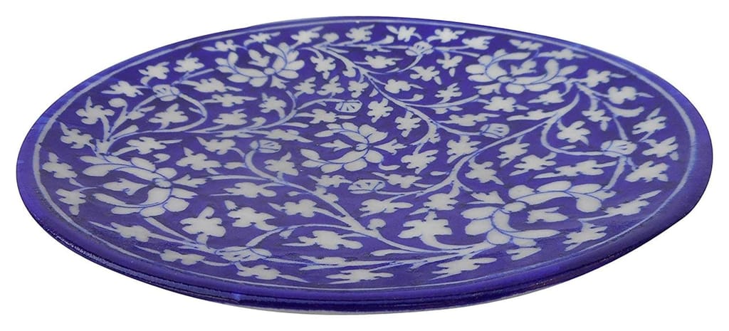 Blue Pottery Wall Hanging Plate view 2