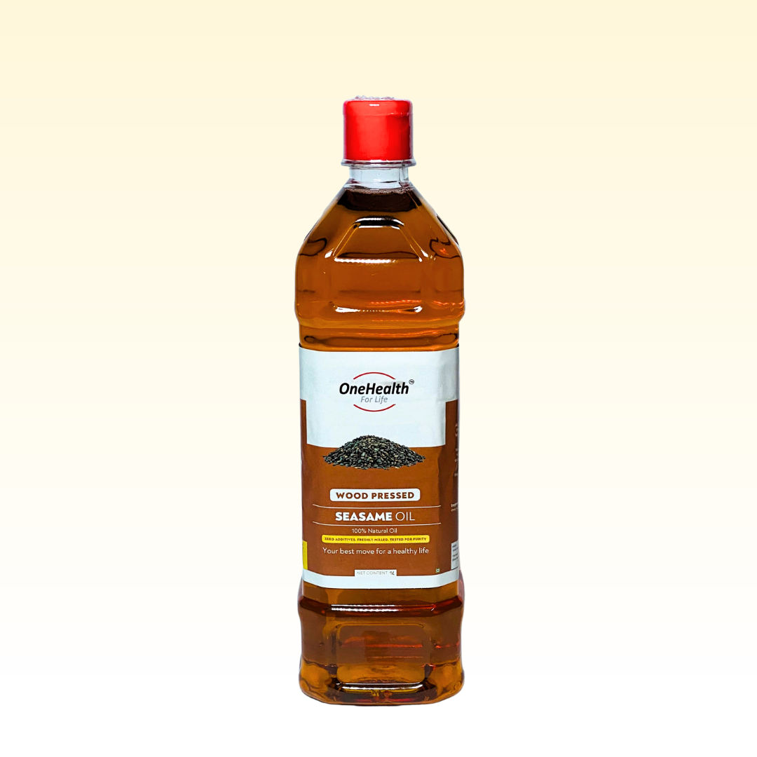 OneHealth Wood Pressed Sesame Oil, 5 L