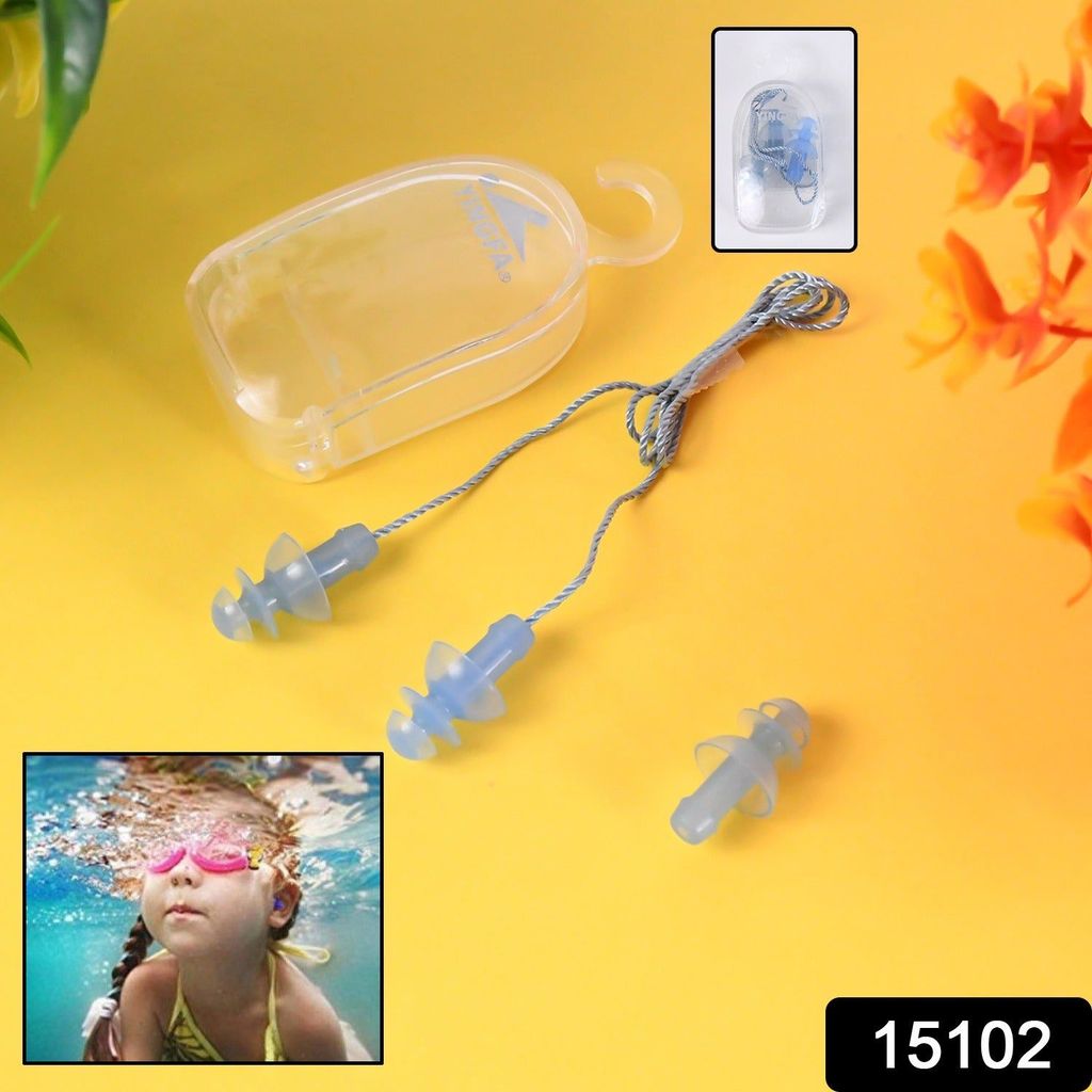 Soft Silicone Ear Plugs Hearing Protection (2 Pc Set) view 2